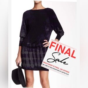 PRICE FIRM NO DISCOUNTS 1 OWNER American Twist Pop Over Mini Tie Dye Dress M